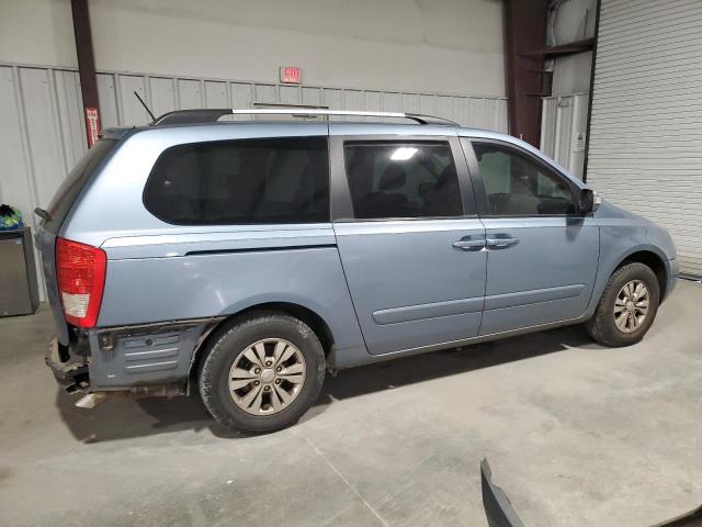 KNDMG4C72C6423628 - 2012 KIA SEDONA LX BLUE photo 3