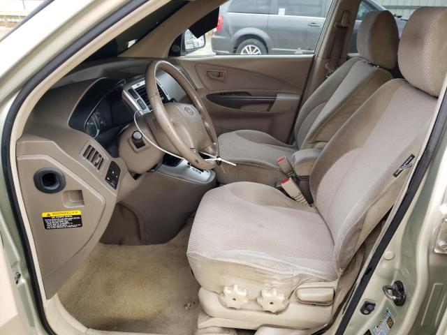 KM8JN12D46U364575 - 2006 HYUNDAI TUCSON GLS TAN photo 7