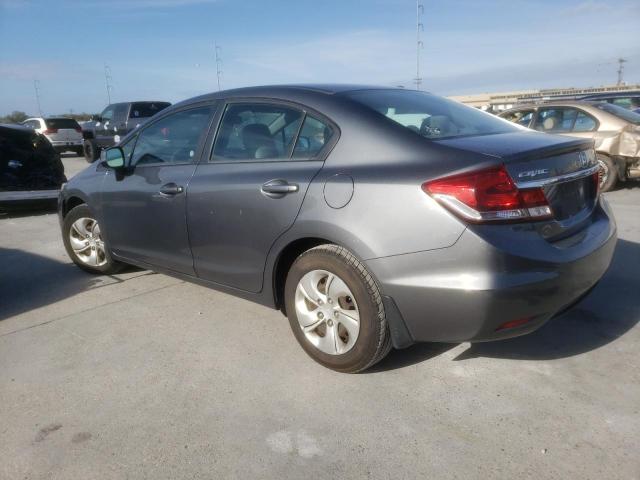 19XFB2F53DE045529 - 2013 HONDA CIVIC LX GRAY photo 2