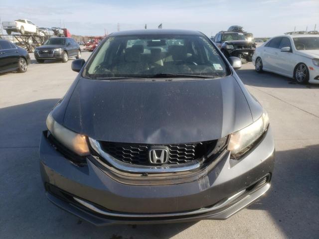 19XFB2F53DE045529 - 2013 HONDA CIVIC LX GRAY photo 5