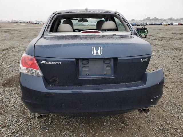 5KBCP3F86AB012620 - 2010 HONDA ACCORD EXL BLUE photo 6