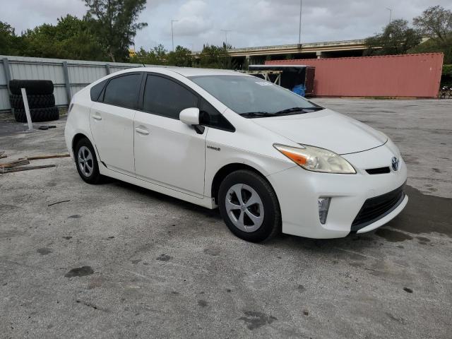 JTDKN3DU0C5530730 - 2012 TOYOTA PRIUS WHITE photo 4