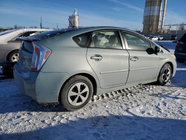 JTDKN3DU5D1655635 - 2013 TOYOTA PRIUS BLUE photo 3