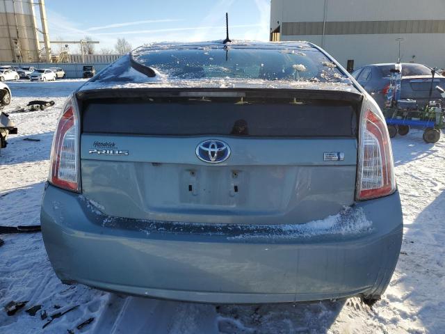 JTDKN3DU5D1655635 - 2013 TOYOTA PRIUS BLUE photo 6