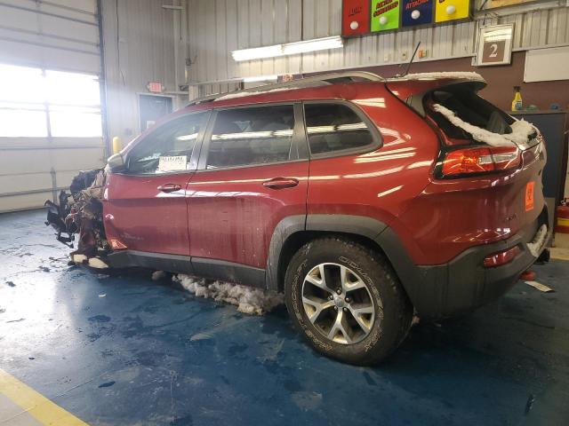 1C4PJMBS7EW194130 - 2014 JEEP CHEROKEE TRAILHAWK RED photo 2