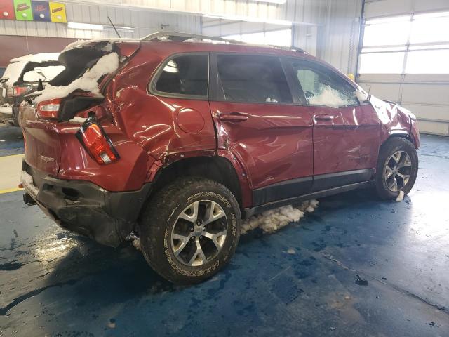 1C4PJMBS7EW194130 - 2014 JEEP CHEROKEE TRAILHAWK RED photo 3