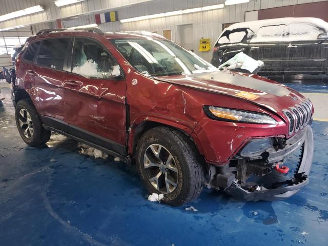 1C4PJMBS7EW194130 - 2014 JEEP CHEROKEE TRAILHAWK RED photo 4
