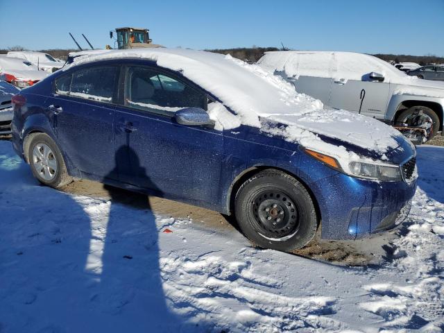 3KPFK4A72JE186852 - 2018 KIA FORTE LX BLUE photo 4