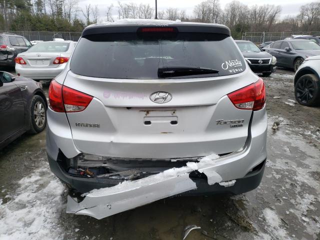 KM8JU3ACXDU565367 - 2013 HYUNDAI TUCSON GLS SILVER photo 6