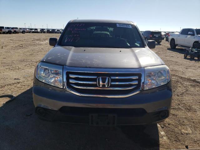 5FNYF4H20EB007117 - 2014 HONDA PILOT LX GRAY photo 5