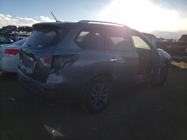 5N1AR2MM4FC671614 - 2015 NISSAN PATHFINDER S GRAY photo 3