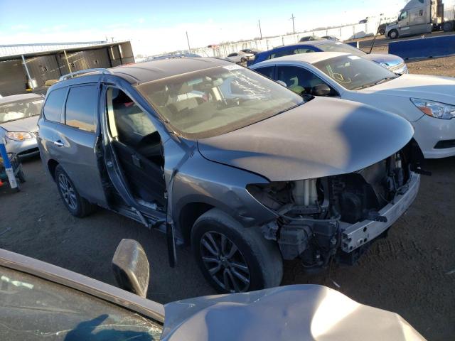 5N1AR2MM4FC671614 - 2015 NISSAN PATHFINDER S GRAY photo 4