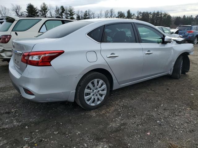 3N1AB7APXHY404642 - 2017 NISSAN SENTRA S SILVER photo 3