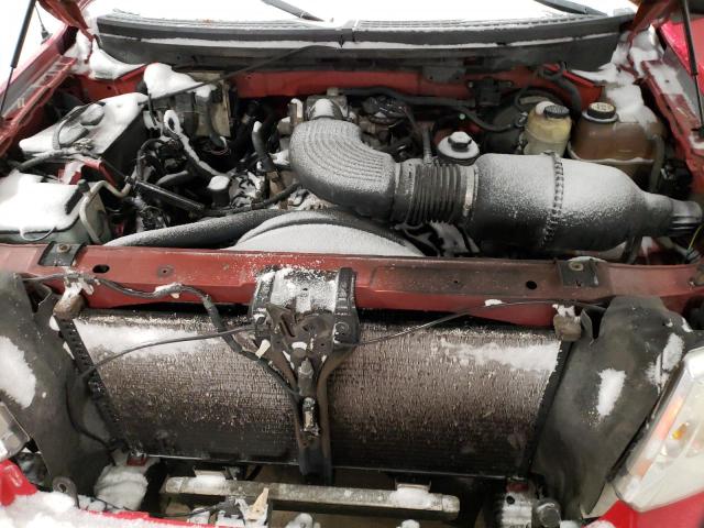 1FTRF12W35KC57579 - 2005 FORD F150 RED photo 11