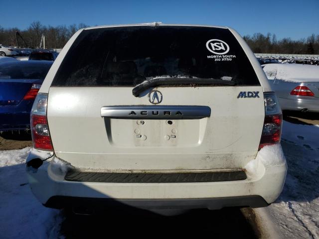 2HNYD18206H545424 - 2006 ACURA MDX WHITE photo 6