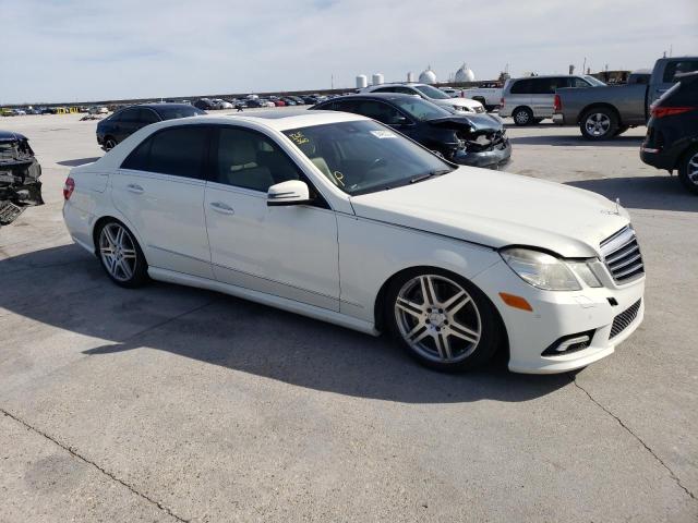 WDDHF7CB4AA024133 - 2010 MERCEDES-BENZ E 550 WHITE photo 4