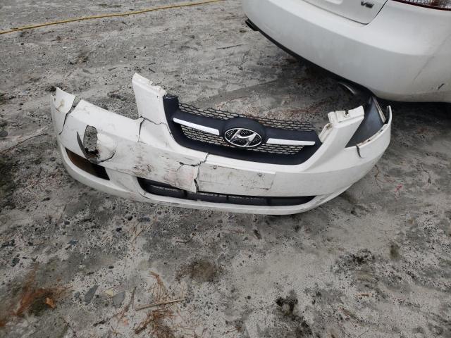 5NPEU46F27H164537 - 2007 HYUNDAI SONATA SE WHITE photo 12