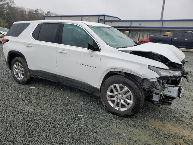 1GNEVFKW9PJ214380 - 2023 CHEVROLET TRAVERSE LS WHITE photo 4