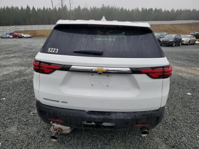 1GNEVFKW9PJ214380 - 2023 CHEVROLET TRAVERSE LS WHITE photo 6