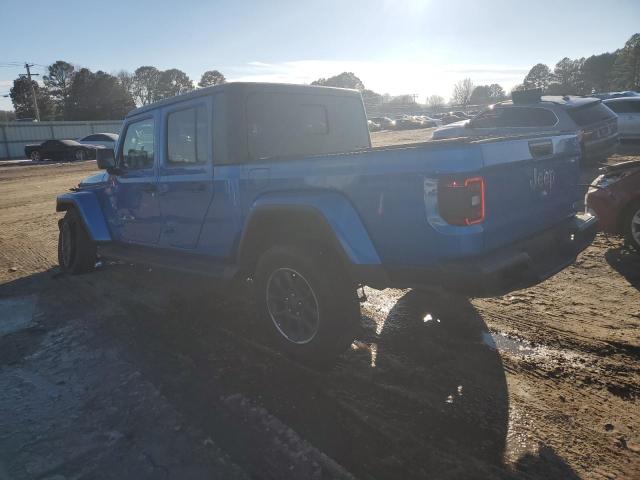 1C6HJTFG2ML593149 - 2021 JEEP GLADIATOR OVERLAND BLUE photo 2