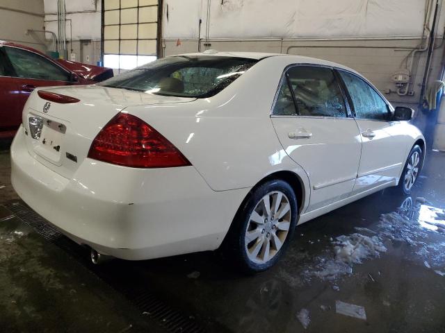 1HGCM66516A014193 - 2006 HONDA ACCORD EX WHITE photo 3