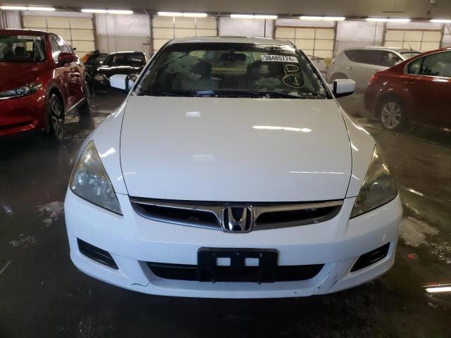 1HGCM66516A014193 - 2006 HONDA ACCORD EX WHITE photo 5