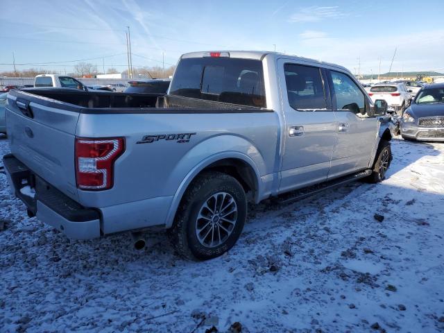 1FTEW1EPXJFE09248 - 2018 FORD F150 SUPERCREW SILVER photo 3