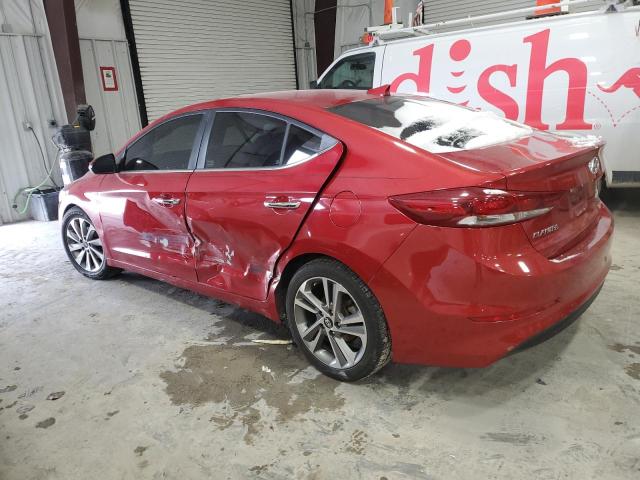 5NPD84LF9HH064845 - 2017 HYUNDAI ELANTRA SE RED photo 2