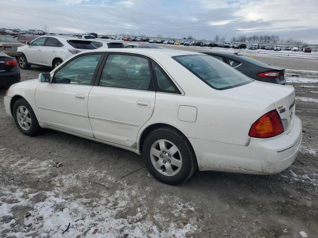 4T1BF28B82U230515 - 2002 TOYOTA AVALON XL WHITE photo 2