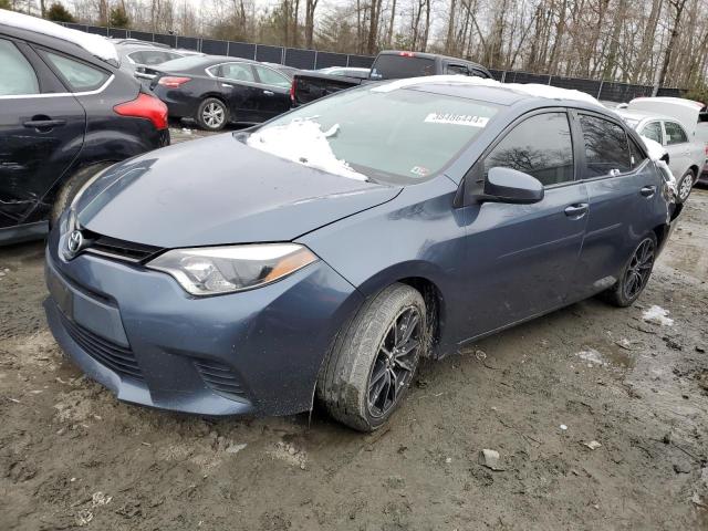 2T1BURHE1EC092198 - 2014 TOYOTA COROLLA L GRAY photo 1