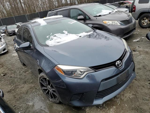 2T1BURHE1EC092198 - 2014 TOYOTA COROLLA L GRAY photo 4