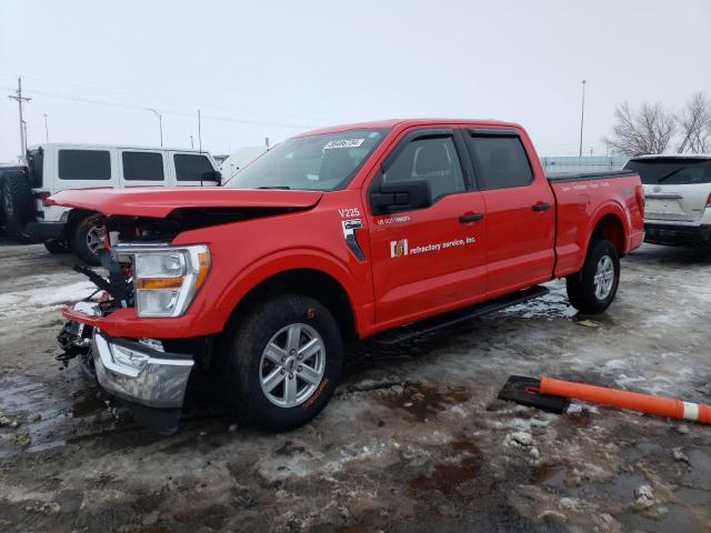 1FTFW1E53NKD27247 - 2022 FORD F150 SUPERCREW RED photo 1