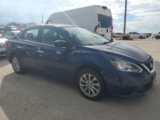 3N1AB7AP6JL633029 - 2018 NISSAN SENTRA S BLUE photo 4