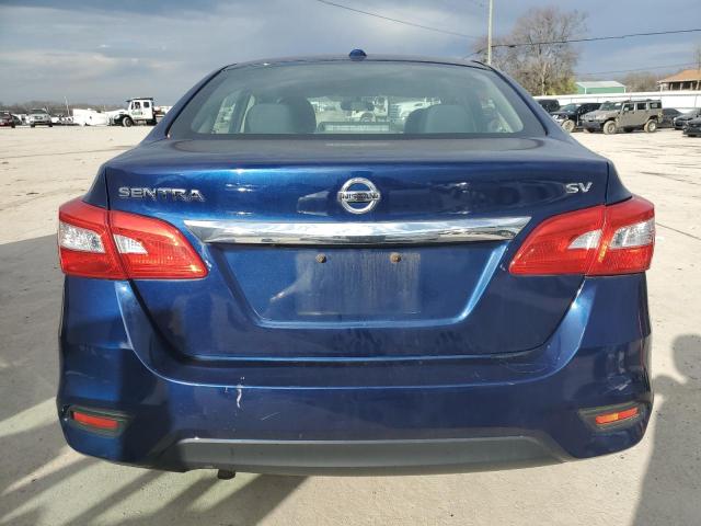 3N1AB7AP6JL633029 - 2018 NISSAN SENTRA S BLUE photo 6