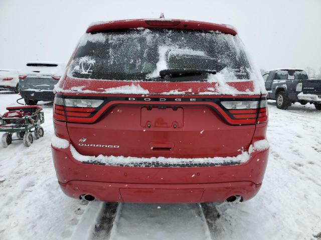 1C4RDJDG2JC194491 - 2018 DODGE DURANGO GT RED photo 6