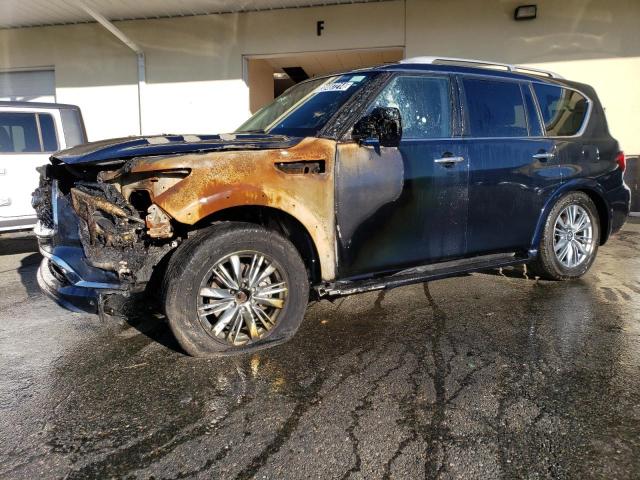 JN8AZ2AE9M9272097 - 2021 INFINITI QX80 LUXE BLUE photo 1