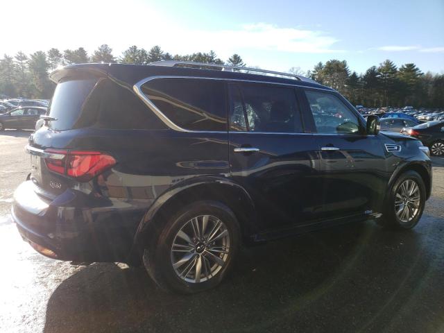 JN8AZ2AE9M9272097 - 2021 INFINITI QX80 LUXE BLUE photo 3