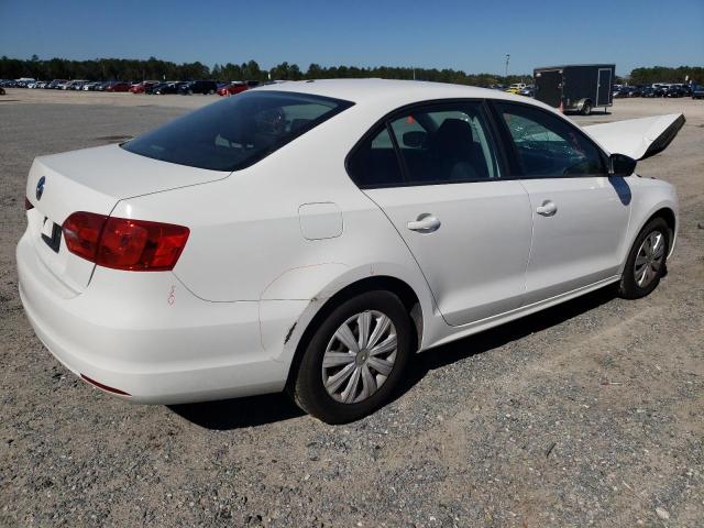 3VW1K7AJ0DM257464 - 2013 VOLKSWAGEN JETTA BASE WHITE photo 3