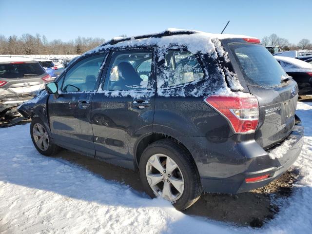 JF2SJABCXFH531057 - 2015 SUBARU FORESTER 2.5I GRAY photo 2