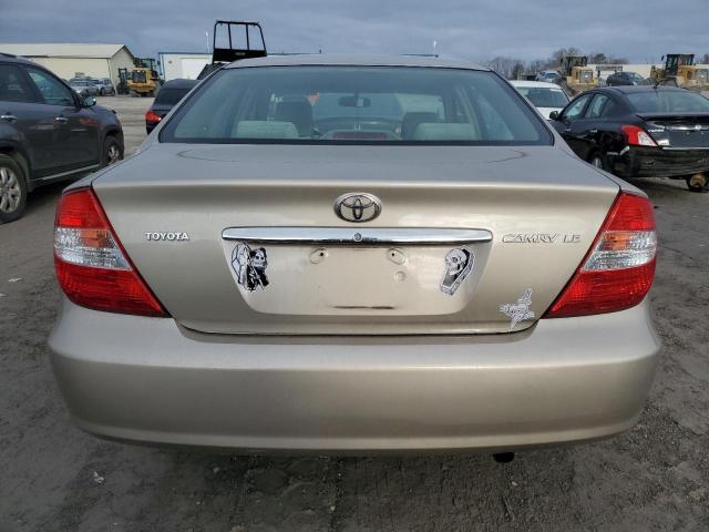 4T1BE32K34U287533 - 2004 TOYOTA CAMRY LE TAN photo 6