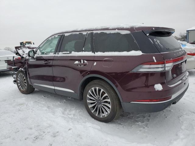 5LM5J7XC9LGL19168 - 2020 LINCOLN AVIATOR RESERVE MAROON photo 2