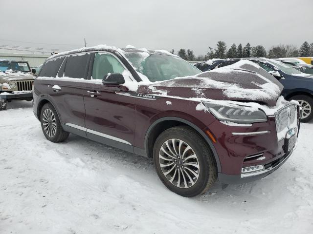 5LM5J7XC9LGL19168 - 2020 LINCOLN AVIATOR RESERVE MAROON photo 4