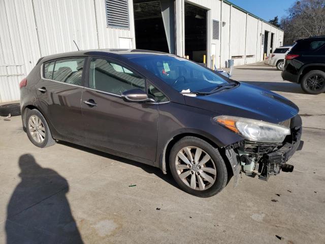 KNAFX5A82E5166311 - 2014 KIA FORTE EX GRAY photo 4