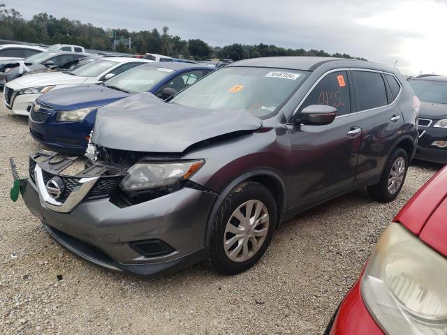 KNMAT2MTXFP546932 - 2015 NISSAN ROGUE S GRAY photo 1