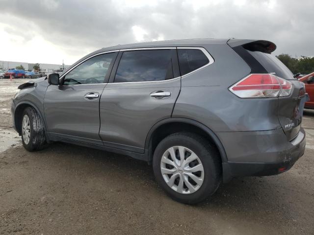 KNMAT2MTXFP546932 - 2015 NISSAN ROGUE S GRAY photo 2