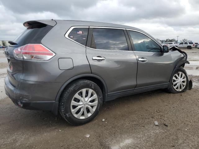 KNMAT2MTXFP546932 - 2015 NISSAN ROGUE S GRAY photo 3