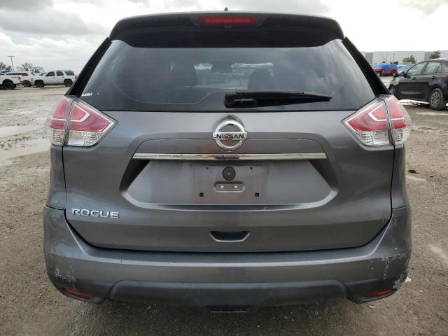 KNMAT2MTXFP546932 - 2015 NISSAN ROGUE S GRAY photo 6