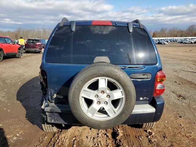 1J8GL58K73W568085 - 2003 JEEP LIBERTY LIMITED BLUE photo 6