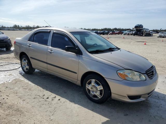 1NXBR32E03Z050611 - 2003 TOYOTA COROLLA CE TAN photo 4