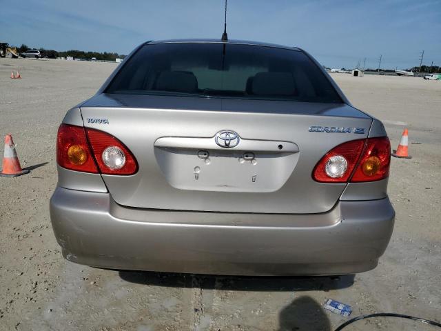 1NXBR32E03Z050611 - 2003 TOYOTA COROLLA CE TAN photo 6